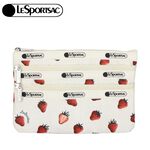 |快速出貨|Lesportsac 3-zip Cosmetic 三層拉鍊化妝包 送禮推薦-莓果輕舞, , large