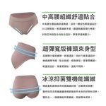 AREXSPORT P032 加大碼抑菌內褲 自然輕量透氣涼爽中高腰無縫機能 輕薄抑菌三角褲 吸濕排汗 收腹內褲 無痕內, , large