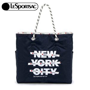 |快速出貨|Lesportsac Large Two-Way Tote 大型雙面托特包 送禮-深海藍