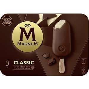 Magnum經典巧克力雪糕110ml毫升 x 4 x 1BOX盒