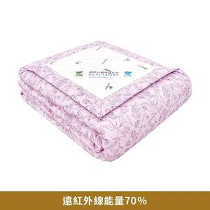 [CINN] Nano Far‑Infrared Lilac Floral Cooling Quilt – Summer Edition｜5 × 6 ft