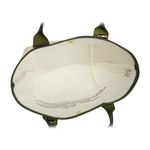LONGCHAMP S號 LE PANIER PLIAGE 草編二用包/卡其綠, , large