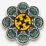 【SOLO Vintage】Designer Heat Mats Ceramic Hot Pads Coasters Made in Turkey 11, , large