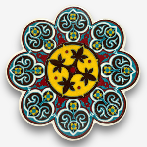 【SOLO Vintage】Designer Heat Mats Ceramic Hot Pads Coasters Made in Turkey 11