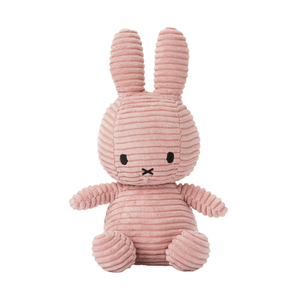 【Bon Ton Toys Miffy 米菲兔】ECO燈芯絨填充玩偶23cm #粉