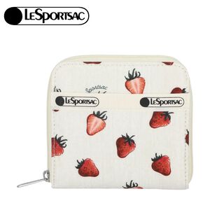 【快速出貨】Lesportsac Compact Zip Wallet 極簡輕薄錢包 -莓果輕舞