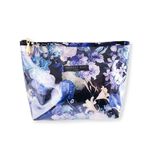 日本製 【Passage Bois】緹花 防水拉鍊化妝包, , large