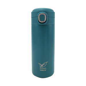 伊芙琳316不鏽鋼彈蓋保溫杯-400ml-綠色-1支