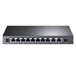 TP-LINK 昌運監視器 TL-SL1311MP 8埠10/100Mbps+3埠Gigabit桌上型交換器+8埠PoE, , large