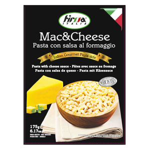 Firma MC with cheese sauce