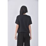 (S) uniqlo質感棉質藍色短袖上衣二手衣, , large