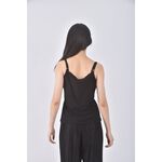 (S) erita j質感吊帶黑色上衣二手衣, , large