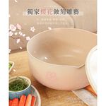 【LMG】雪櫻日式不沾雪平鍋-櫻花粉22cm, , large