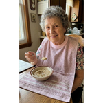 [凱美棉業] 4入組 隨機出色 MIT台灣製 28兩厚實 純棉透氣成人圍兜/口水巾 精緻帶緞素色款, , large