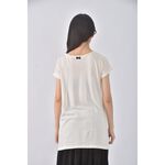 (S) earth music ecology質感圓領白色長袖上衣二手衣, , large