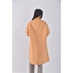 (S) 安妮陳羊毛長版黃色外套二手衣, , large