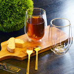 【YU Living】雙層玻璃杯二件組 玻璃水杯 雙層杯 200ML(無手把), , large