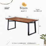 【Hampton 漢汀堡】杰森5.8尺休閒桌, , large
