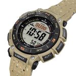 CASIO 卡西歐 PRO TREK  戶外運動太陽能環保手錶-黃 PRG-340SC-5, , large