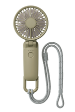 【Rhythm】日本勾掛式雙扇葉摺疊手提風扇3.2 - 橄欖綠, , large