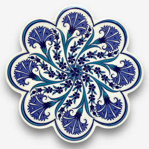 【SOLO Vintage】Designer Heat Mats Ceramic Hot Pads Coasters Made in Turkey 03