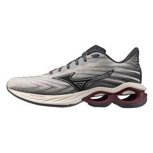 Mizuno Wave Creation 25 男 慢跑鞋 運動 透氣 回彈 美津濃 灰黑 紅 [J1GC240152]