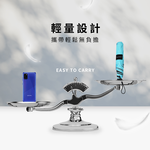 [雙龍]北歐真碳纖極輕三折傘 超輕防曬陽傘雨傘B8034B 藤花紫, , large