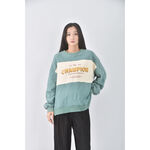 (XL) whiiy落肩綠色長袖上衣二手衣, , large