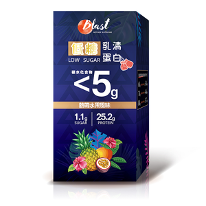 【Dr.PT】低糖高訓練乳清蛋白 (7入/盒) 熱帶水果風味(效期：2026/8/17)
