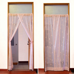 Breathable yarn anti-mosquito door curtain (poleless), , large