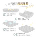 台灣製【藤原傢俬★捲包床】白色戀人捲包床-適中偏硬, , large