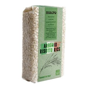 Macro Arborio Risotto Rice