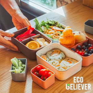 璀璨釉米色矽膠便當盒 可拆洗矽膠便當盒 保鮮盒 矽膠保鮮盒 矽膠密封盒 密封盒 密封便當盒 多情境 通過美國FDA測試