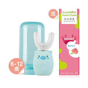Luveta Smart U-type Toothbrush Blue pig /Age 6-12