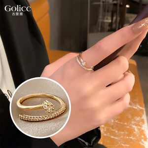 【Gulicc 】古莉可 戒子 韓版微鑲鋯石戒子