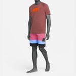 Nike Heather Sunset 男 T恤 短袖 防曬衣 抗UV 運動 舒適 紅 [NESSB660-631], , large