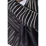 (S) 12twelve agenda條紋無袖黑色洋裝二手衣, , large