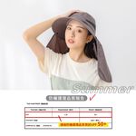 【現貨】MIT台灣製DR.WOW 遮陽帽 防曬帽 抗UV 多功能三折式休閒帽  DR6128, , large