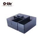 【O-Life】B-016 stacking storage box-white 5-piece set, , large