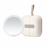 AMIRO Cube S Portable LED Magnetic Makeup Mirror Folding Storage Makeup Case - White, , large