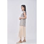 (S) show me love質感無袖灰色洋裝二手衣, , large