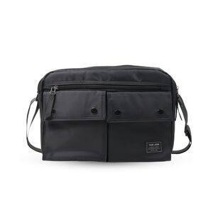 【YUN JOIN】EMBER 經典斜背包 L 大款-黑色   通勤 學生 A4可放 資料夾