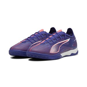 [秉宸] PUMA ULTRA 5 MATCH IT 成人平底足球鞋 藍粉 室內足球 10789501