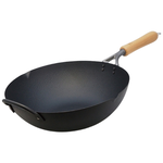 煌-凹凸雙面網紋單柄炒鍋, , large