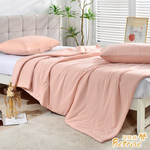 【Betrise】Orange/Orange | Cloud cool quilt/cotton quilt/four seasons quilt-150x200cm (plus pillowcase X2), , large