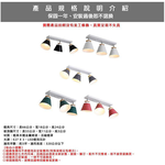 [Honey Comb]北歐風馬卡龍吸頂燈三燈 灰色(KC17063), , large