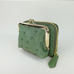 【M2nd】Ostrich kiss lock clutch, , large
