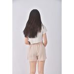 (L) zz高腰寬鬆杏色短褲二手衣, , large