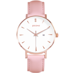 【PICONO】Te amo collection pink leather strap couple watch-Ladies / JE-12201, , large