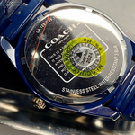[星晴錶業]COACH手錶,38mm,CH00106寶藍色錶面寶藍錶殼寶藍陶瓷錶帶款, , large